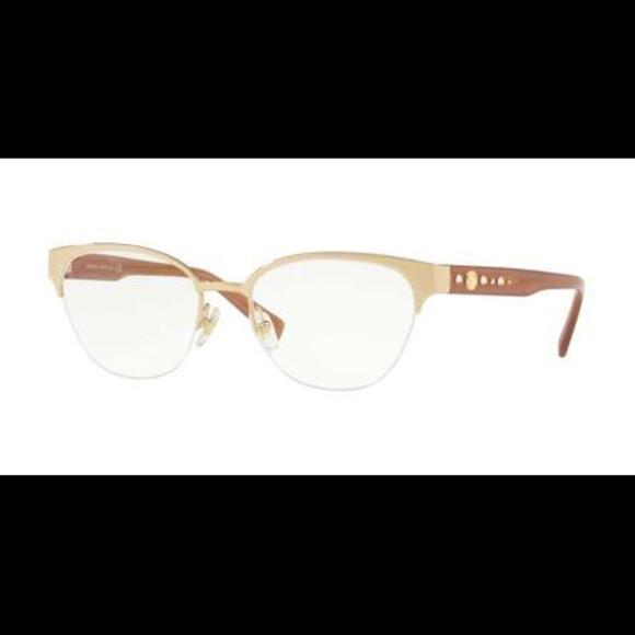 VERSACE 1255-B 1002 52-18 140 Eyeglasses